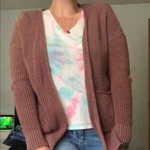 Size small Mauve cardigan
